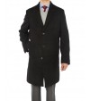 Luciano Natazzi Men's Trend Fit Overcoat - Image1