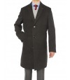 Luciano Natazzi Men's Trend Fit Overcoat - Image1
