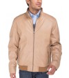Luciano Natazzi Men's Lambskin Leather V - Image1