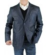 Luciano Natazzi Men's Leather Jacket Fit - Image1