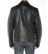 Mens Lambskin Leather Designer Moto Bike - Image4