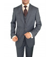 Mens BB Signature 3 Piece Vested Suit Ti - Image1