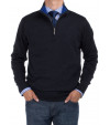 Mens BB Signature Mock Neck 1/4 Zip Swea - Image1