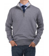 Mens BB Signature Mock Neck 1/4 Zip Swea - Image1