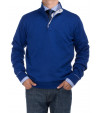 Mens BB Signature Mock Neck 1/4 Button S - Image1