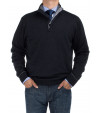 Mens BB Signature Mock Neck 1/4 Button S - Image1