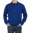 Mens BB Signature Cotton Shawl Collar Sw - Image1