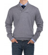 Mens BB Signature Cotton Shawl Collar Sw - Image1