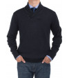 Mens BB Signature Cotton Shawl Collar Sw - Image1