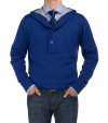 Mens BB Signature 1/4 Button Sweater Wit - Image1