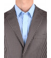 Mens BB Signature Check Modern Two Butto - Image3