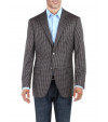 Mens BB Signature Check Modern Two Butto - Image1