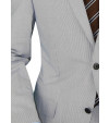 Mens BB Signature Suit 2 Button Trim Fit - Image3