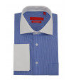 Mens GV Executive Stripe Dress Shirt Cot - Image1