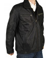 Mens Leather Double Collar Jacket Lucian - Image3