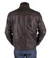 Mens Leather Double Collar Jacket Lucian - Image4