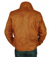 Mens Leather Double Collar Jacket Lucian - Image4