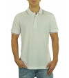Mens DTI Pique Polo Sport Shirt Solid Sh - Image1