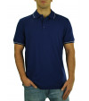 Mens DTI Pique Polo Sport Shirt Solid Sh - Image1