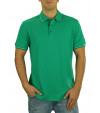 Mens DTI Pique Polo Sport Shirt Solid Sh - Image1